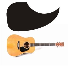 Mica Eclipse Tipo Gota P/Guitarra Negra, Mgo-G1b (Par)